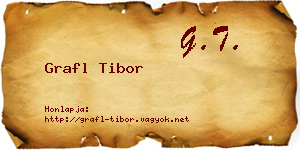 Grafl Tibor névjegykártya